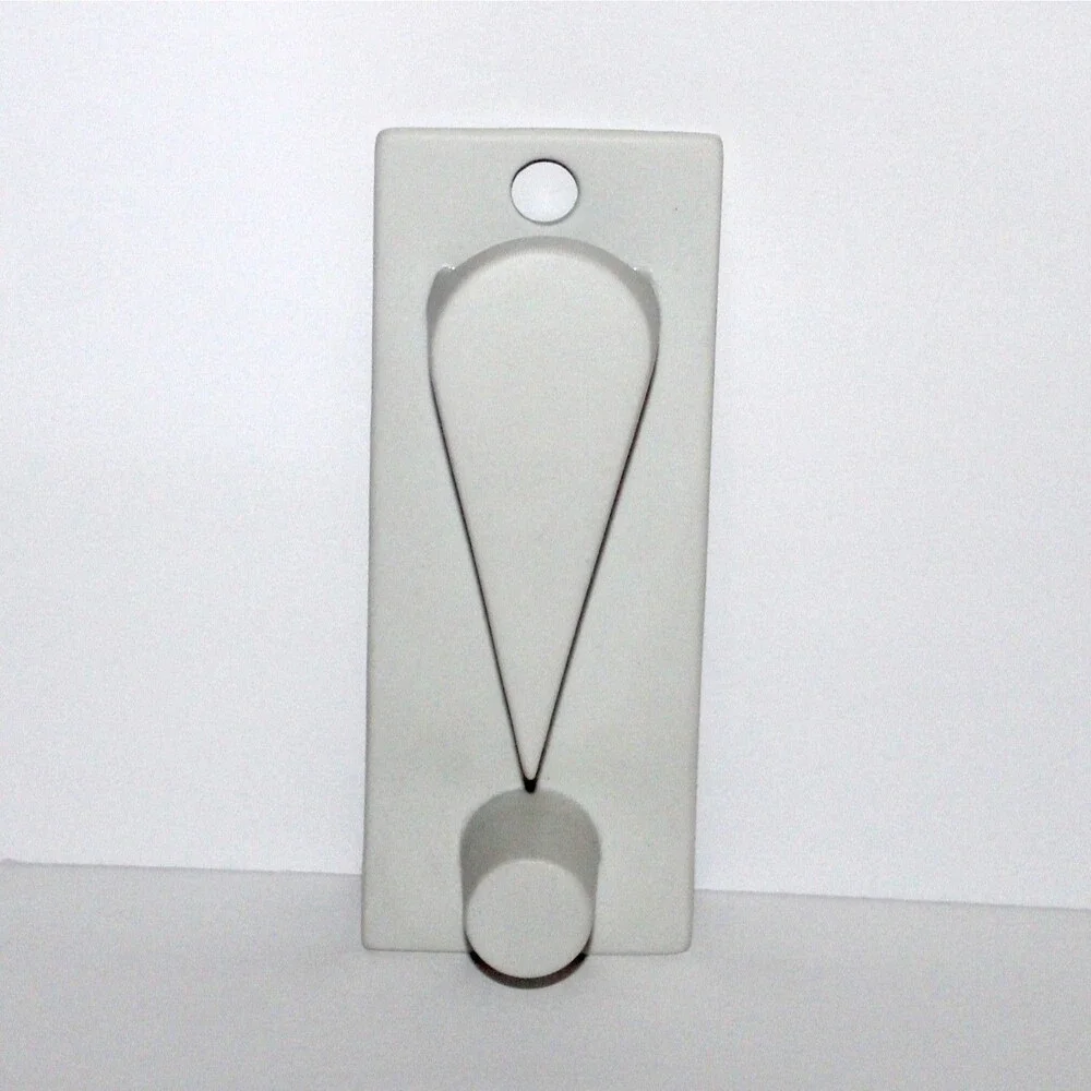 CB2 design Exclamation Vase wall pocket white ceramic modern fun